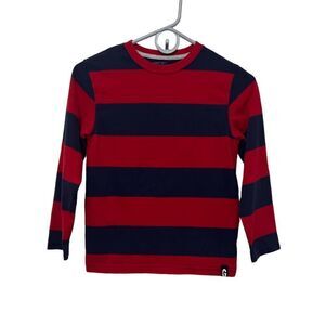 Gymboree Always Soft red/blue long sleeve tee size 10.
